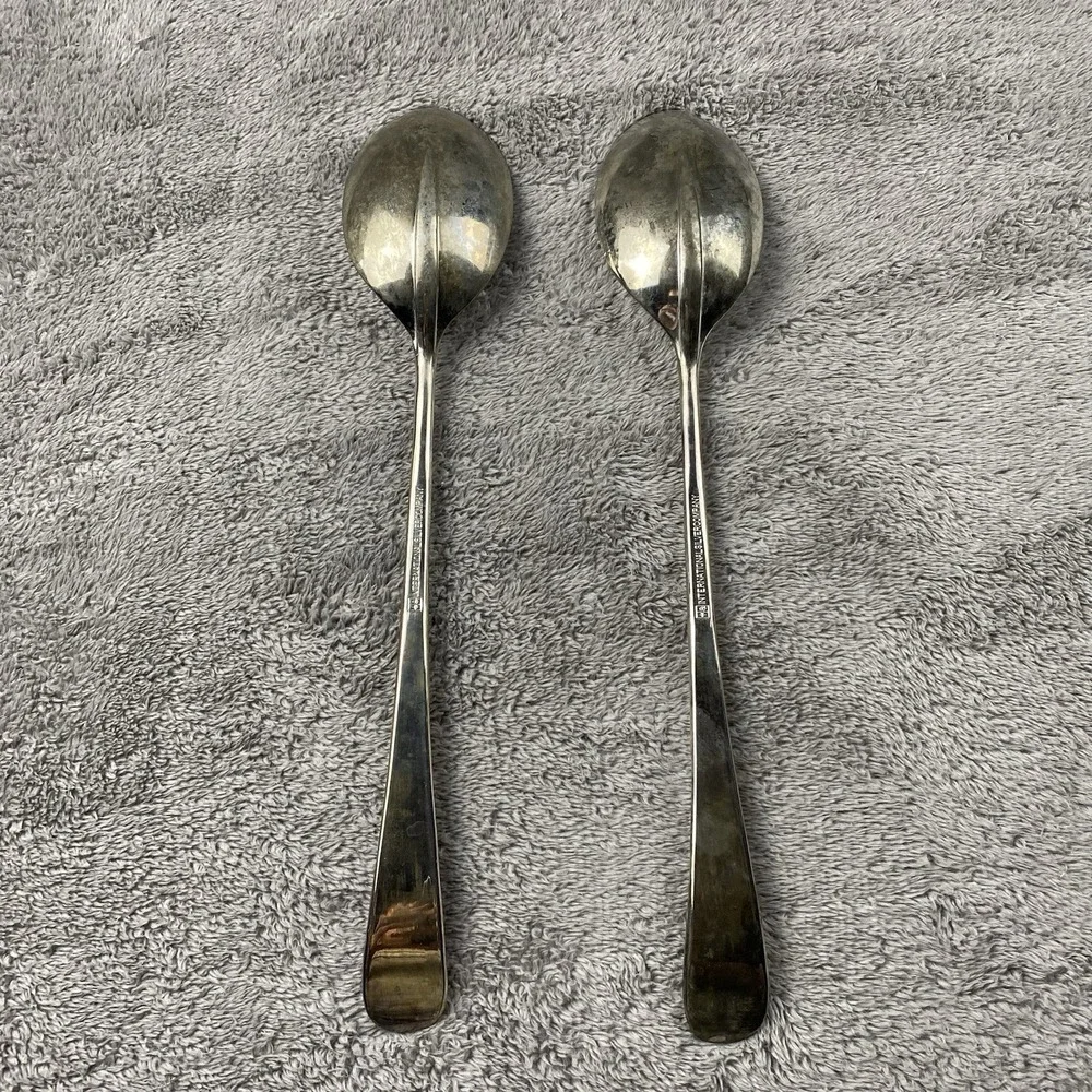 International Silver Company Serving 2 Spoons 12